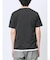 メランジジャージー フェイクキーネック半袖Tシャツ