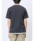 メランジジャージー フェイクキーネック半袖Tシャツ