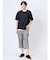 クルーネック半袖Tシャツ&タンクトップ アンサンブル