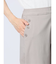 ストレッチ ボタン付き ワイドパンツ
