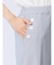 ストレッチ ボタン付き ワイドパンツ