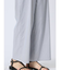 ストレッチ ボタン付き ワイドパンツ