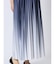 グラデーションプリーツ ロングスカート