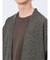 メランジジャガード ボタンレスカーディガン
