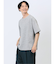 ジオメトリックジャガード クルーネック半袖Tシャツ