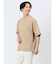 ジオメトリックジャガード クルーネック半袖Tシャツ