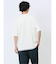 千鳥ジャガード フェイクVネック半袖Tシャツ