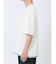 千鳥ジャガード フェイクVネック半袖Tシャツ