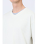 千鳥ジャガード フェイクVネック半袖Tシャツ