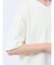 千鳥ジャガード フェイクVネック半袖Tシャツ