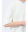 千鳥ジャガード フェイクVネック半袖Tシャツ