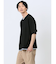 千鳥ジャガード フェイクVネック半袖Tシャツ