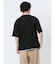 千鳥ジャガード フェイクVネック半袖Tシャツ