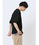千鳥ジャガード フェイクVネック半袖Tシャツ