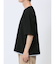 千鳥ジャガード フェイクVネック半袖Tシャツ