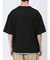 千鳥ジャガード フェイクVネック半袖Tシャツ