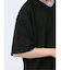 千鳥ジャガード フェイクVネック半袖Tシャツ
