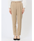 ストレッチウォッシャブル テーパードパンツ キャメル(セットアップ可能)
