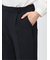 ストレッチウォッシャブル テーパードパンツ 紺(セットアップ可能)
