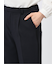 ストレッチウォッシャブル テーパードパンツ 紺(セットアップ可能)
