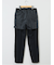 ストレッチウォッシャブル テーパードパンツ 紺(セットアップ可能)
