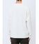リンクスアーガイル フェイクVネック長袖Tシャツ