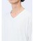 リンクスアーガイル フェイクVネック長袖Tシャツ