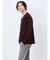 リンクスアーガイル フェイクVネック長袖Tシャツ