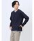 ダイアゴナル フェイクVネック長袖Tシャツ