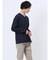 ダイアゴナル フェイクVネック長袖Tシャツ