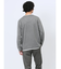 メランジジャガード フェイクVネック長袖Tシャツ