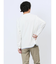 鹿の子ジャガード フェイクVネック長袖Tシャツ