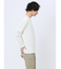 鹿の子ジャガード フェイクVネック長袖Tシャツ