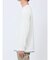 鹿の子ジャガード フェイクVネック長袖Tシャツ