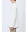 鹿の子ジャガード フェイクVネック長袖Tシャツ