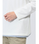 鹿の子ジャガード フェイクVネック長袖Tシャツ