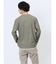 鹿の子ジャガード フェイクVネック長袖Tシャツ