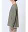 鹿の子ジャガード フェイクVネック長袖Tシャツ