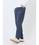 ウォッシャブル レギュラーフィット ノータックパンツ ツイル青(セットアップ可能)
