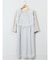 ウーリッシュ カシュクールワンピース ライトグレー(セットアップ可能)