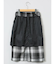シャギー ビット付き タイトスカート