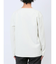 ジオメトリックジャガード フェイクVネック長袖Tシャツ