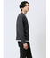 ヘリンボンジャガード フェイクVネック長袖Tシャツ