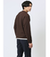 ヘリンボンジャガード フェイクVネック長袖Tシャツ
