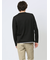 ヘリンボンジャガード フェイクVネック長袖Tシャツ