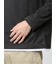 マイクロヘリンボンジャガード Vネック長袖Tシャツ