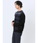 ふわもち チェック クルーニット