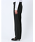 リクルート黒無地 ストレッチ ストレートパンツ(セットアップ可能)