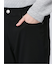 クロスストレッチ スリムパンツ ツイル黒