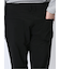 クロスストレッチ スリムパンツ ツイル黒